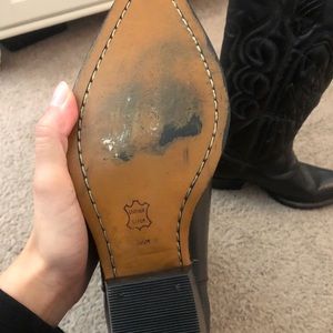 Nine West black cowboy boots